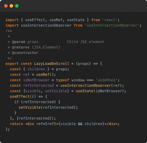 Lazy Loading & Code Minification Implementation